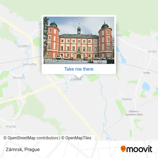 Карта Zámrsk
