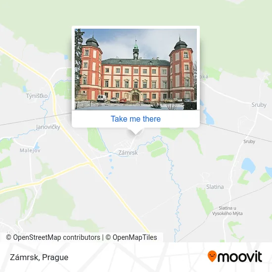 Карта Zámrsk
