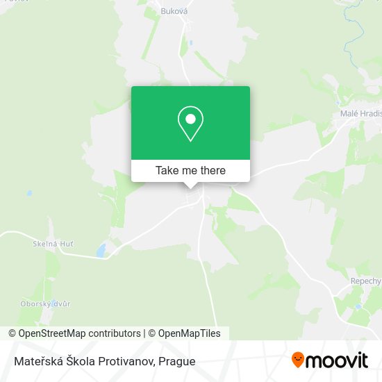 Mateřská Škola Protivanov map