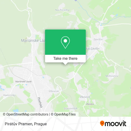 Карта Pirátův Pramen