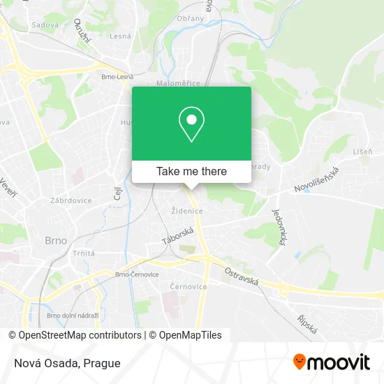Карта Nová Osada