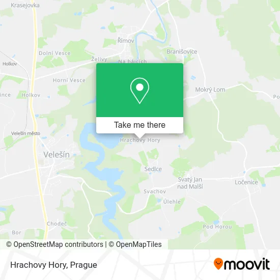 Карта Hrachovy Hory