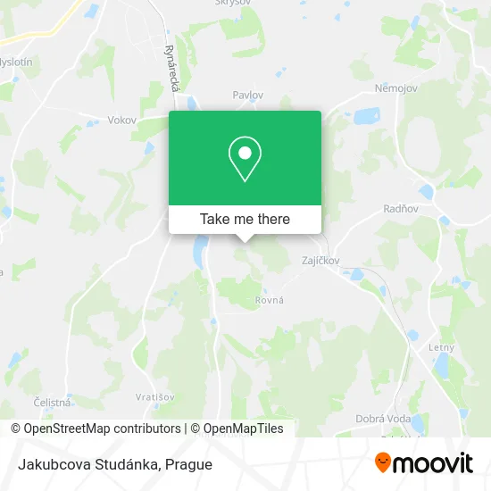 Карта Jakubcova Studánka