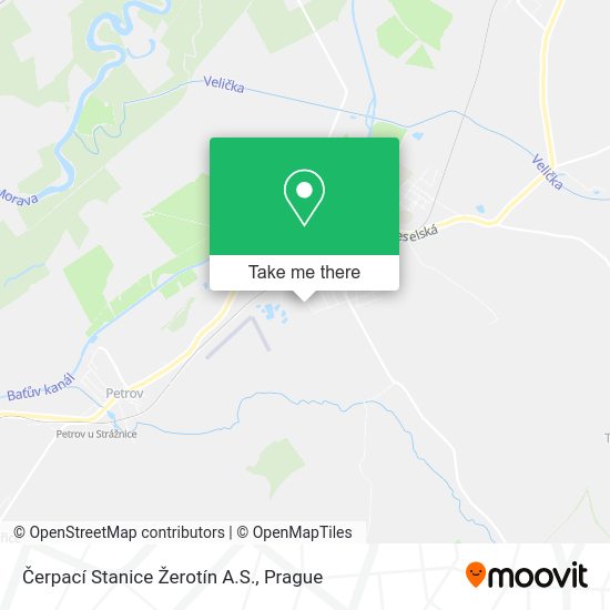 Čerpací Stanice Žerotín A.S. map