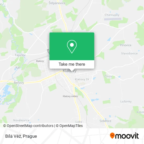 Карта Bílá Věž