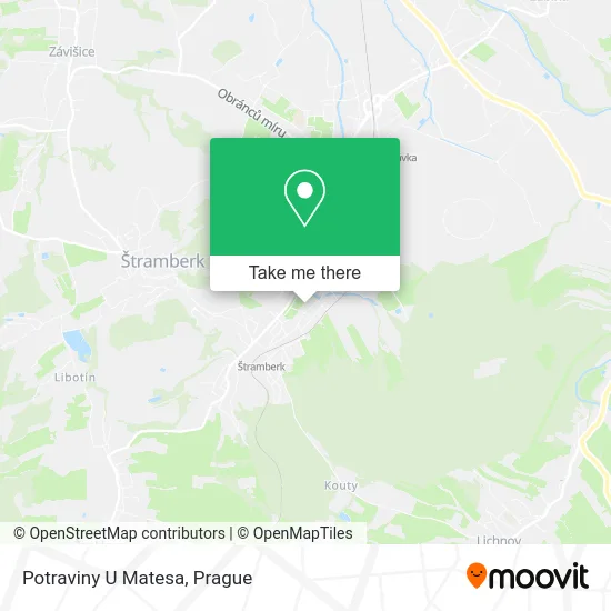 Карта Potraviny U Matesa