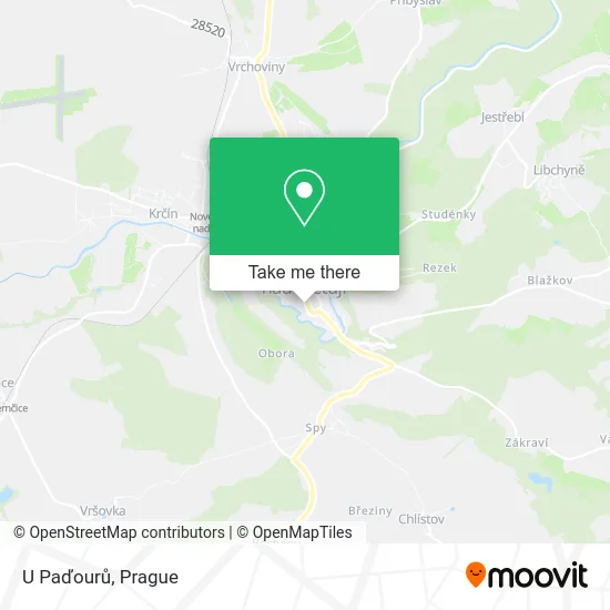 Карта U Paďourů