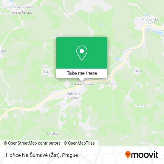 Hořice Na Šumavě (Žst) map