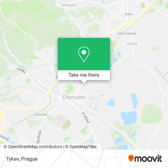 Карта Tykev