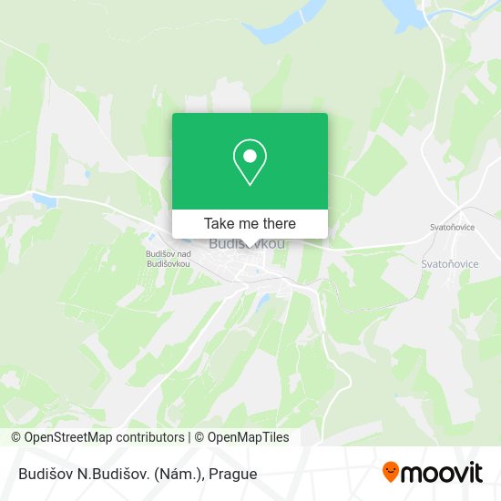 Budišov N.Budišov. (Nám.) map