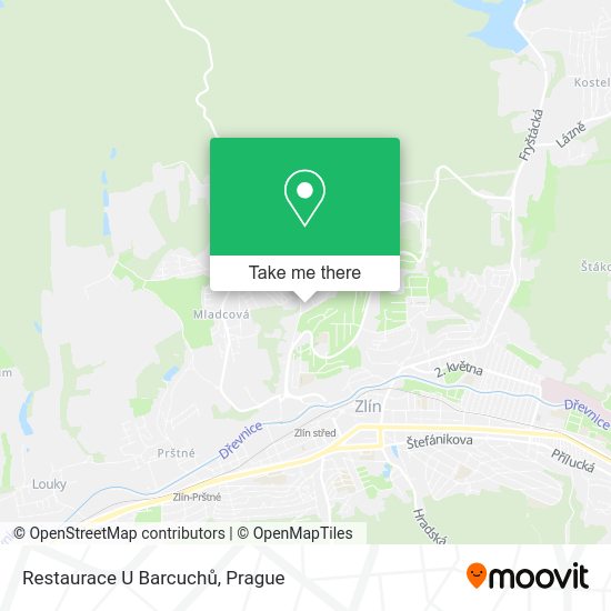 Restaurace U Barcuchů map