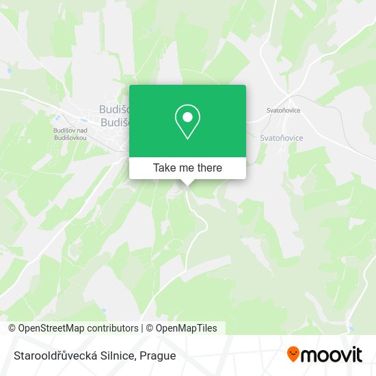 Starooldřůvecká Silnice map