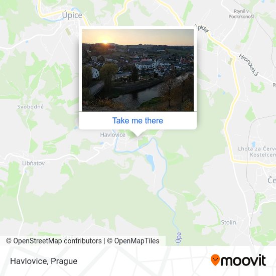 Карта Havlovice