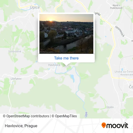 Карта Havlovice