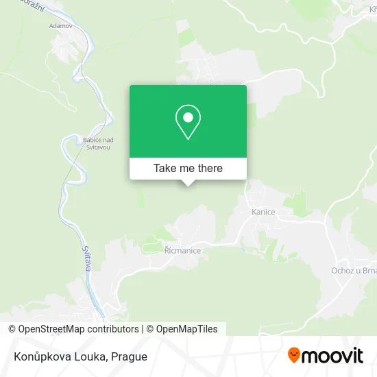 Карта Konůpkova Louka