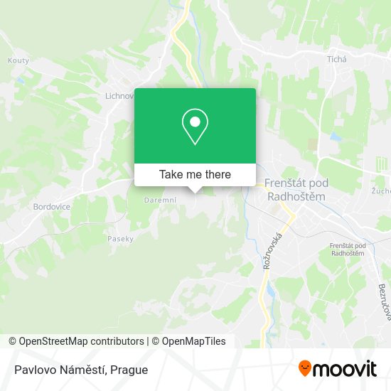 Pavlovo Náměstí map