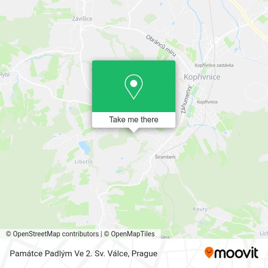 Památce Padlým Ve 2. Sv. Válce map