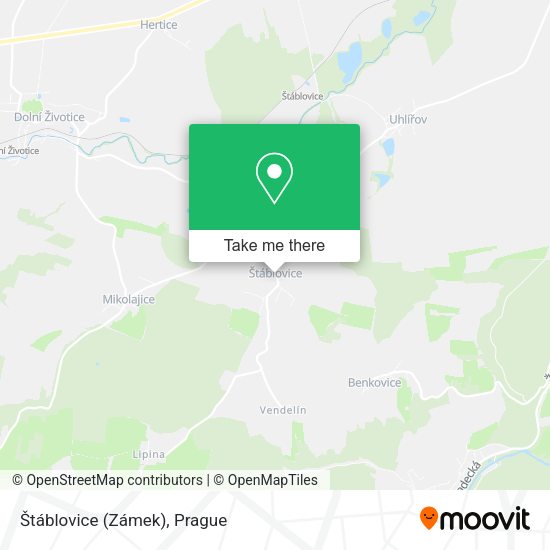 Карта Štáblovice (Zámek)