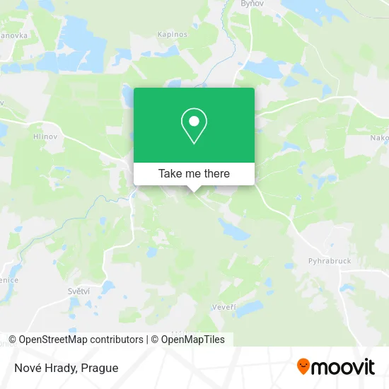 Карта Nové Hrady