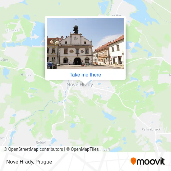 Карта Nové Hrady