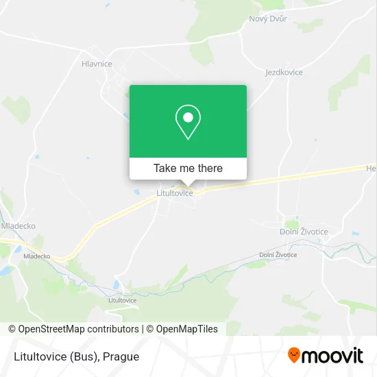 Карта Litultovice (Bus)