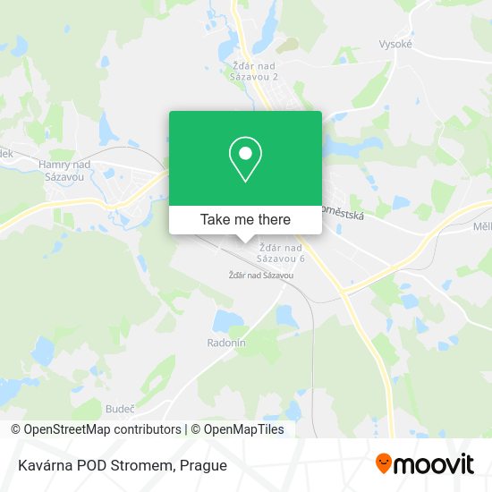 Kavárna POD Stromem map