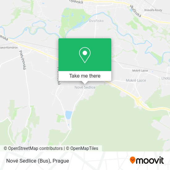 Карта Nové Sedlice (Bus)