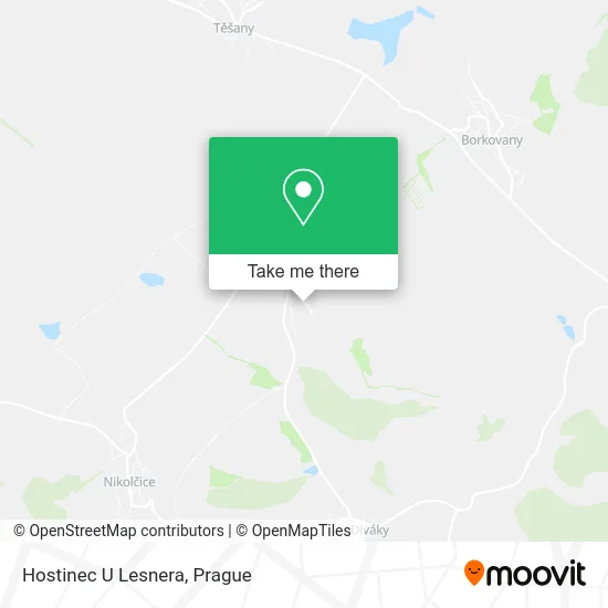 Карта Hostinec U Lesnera