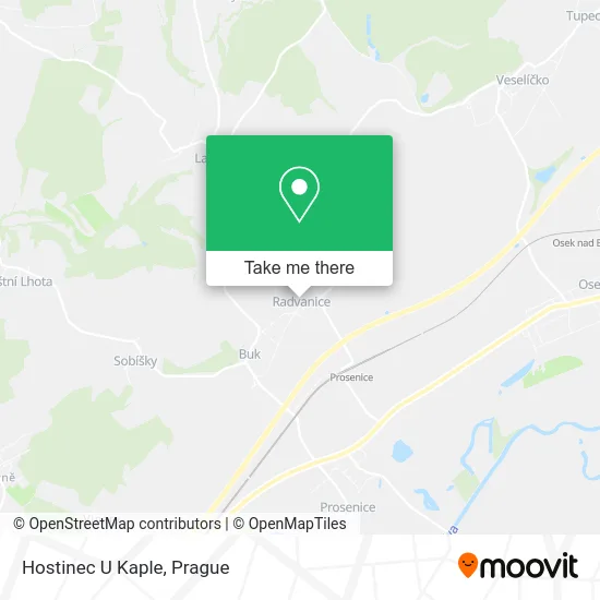 Карта Hostinec U Kaple