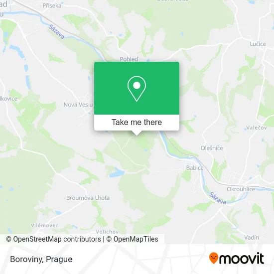Карта Boroviny