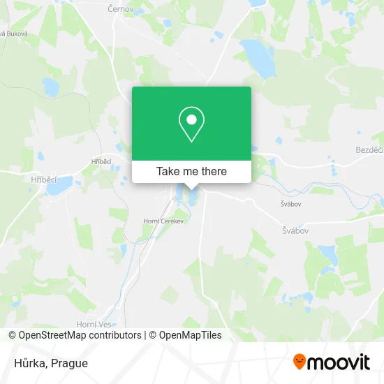Карта Hůrka
