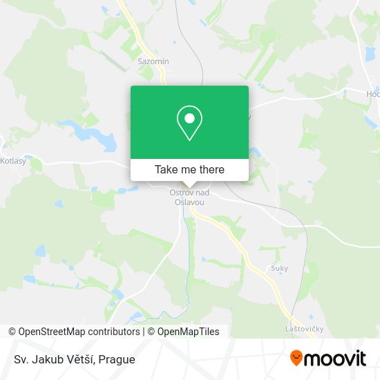 Sv. Jakub Větší map