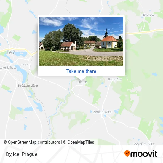 Карта Dyjice