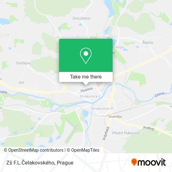 Zš F.L.Čelakovského map