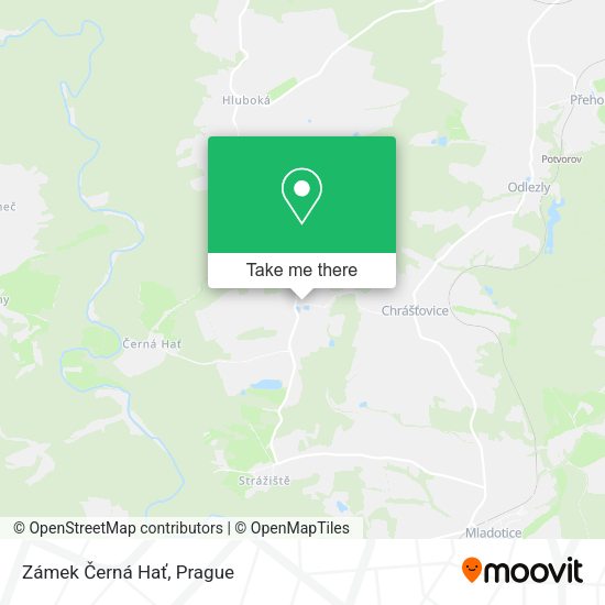 Zámek Černá Hať map