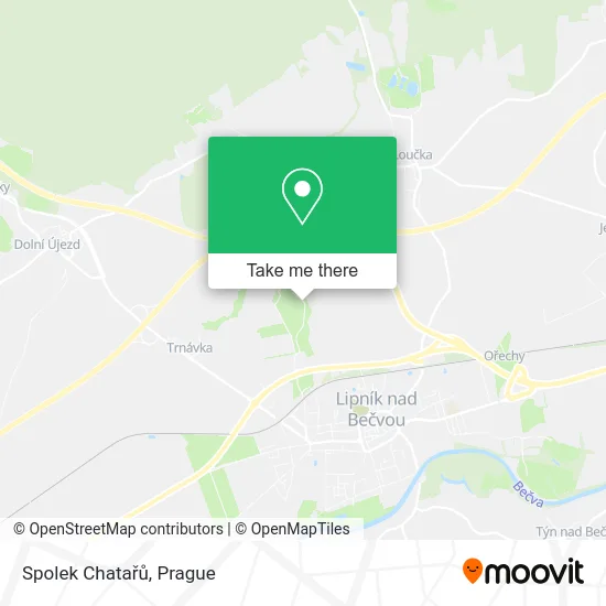 Карта Spolek Chatařů
