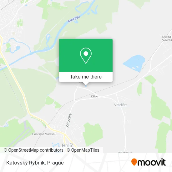 Kátovský Rybník map
