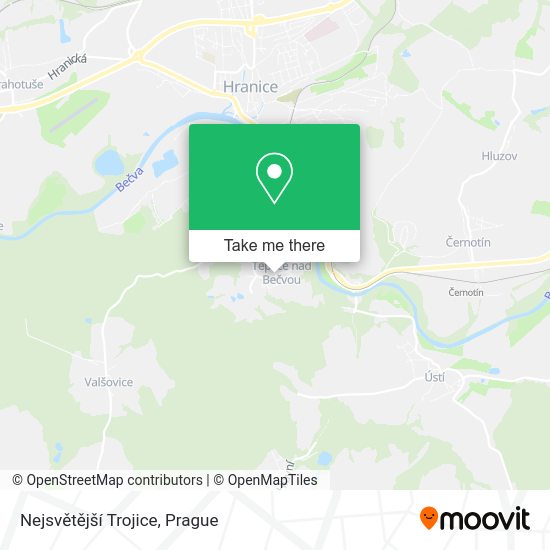 Nejsvětější Trojice map