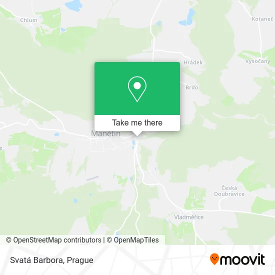Карта Svatá Barbora