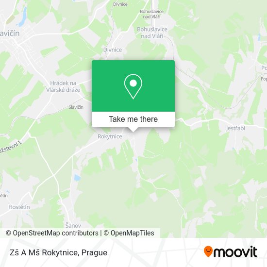 Zš A Mš Rokytnice map