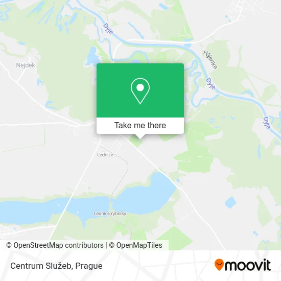 Карта Centrum Služeb