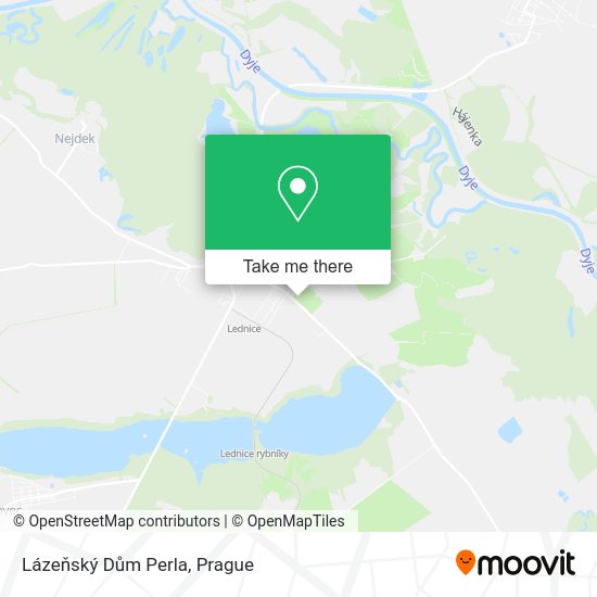 Lázeňský Dům Perla map