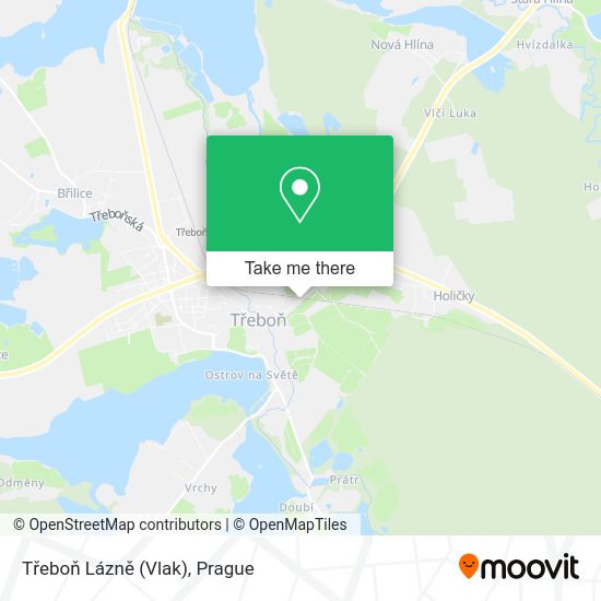 Třeboň Lázně (Vlak) map