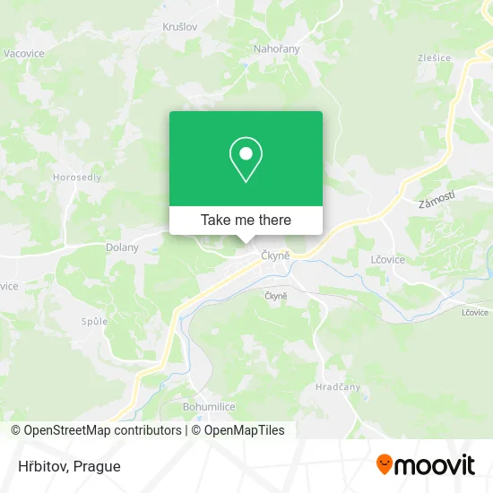 Карта Hřbitov