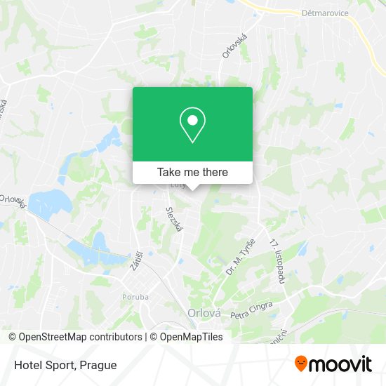 Hotel Sport map