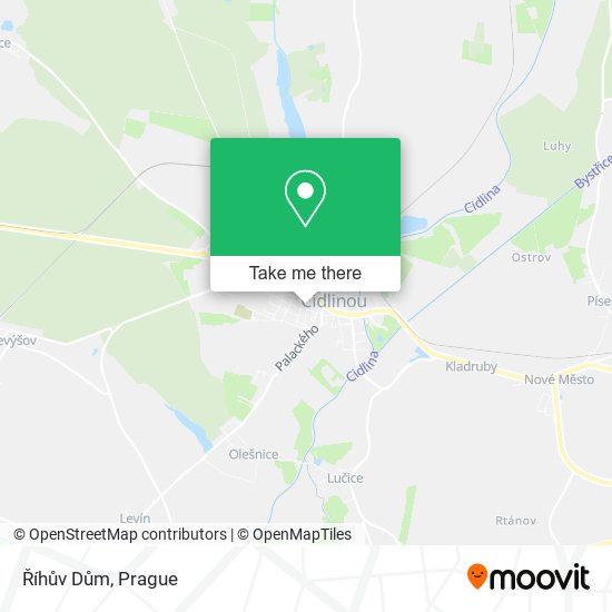 Říhův Dům map