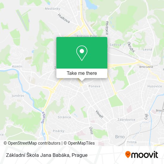 Základní Škola Jana Babáka map