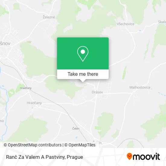 Карта Ranč Za Valem A Pastviny