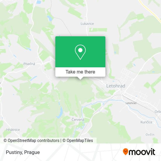 Карта Pustiny