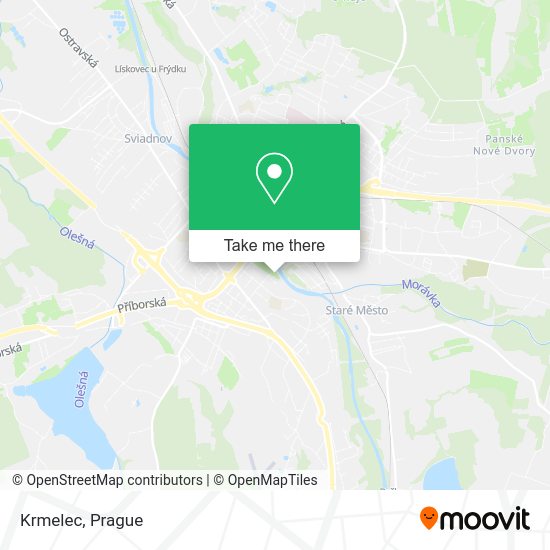 Карта Krmelec